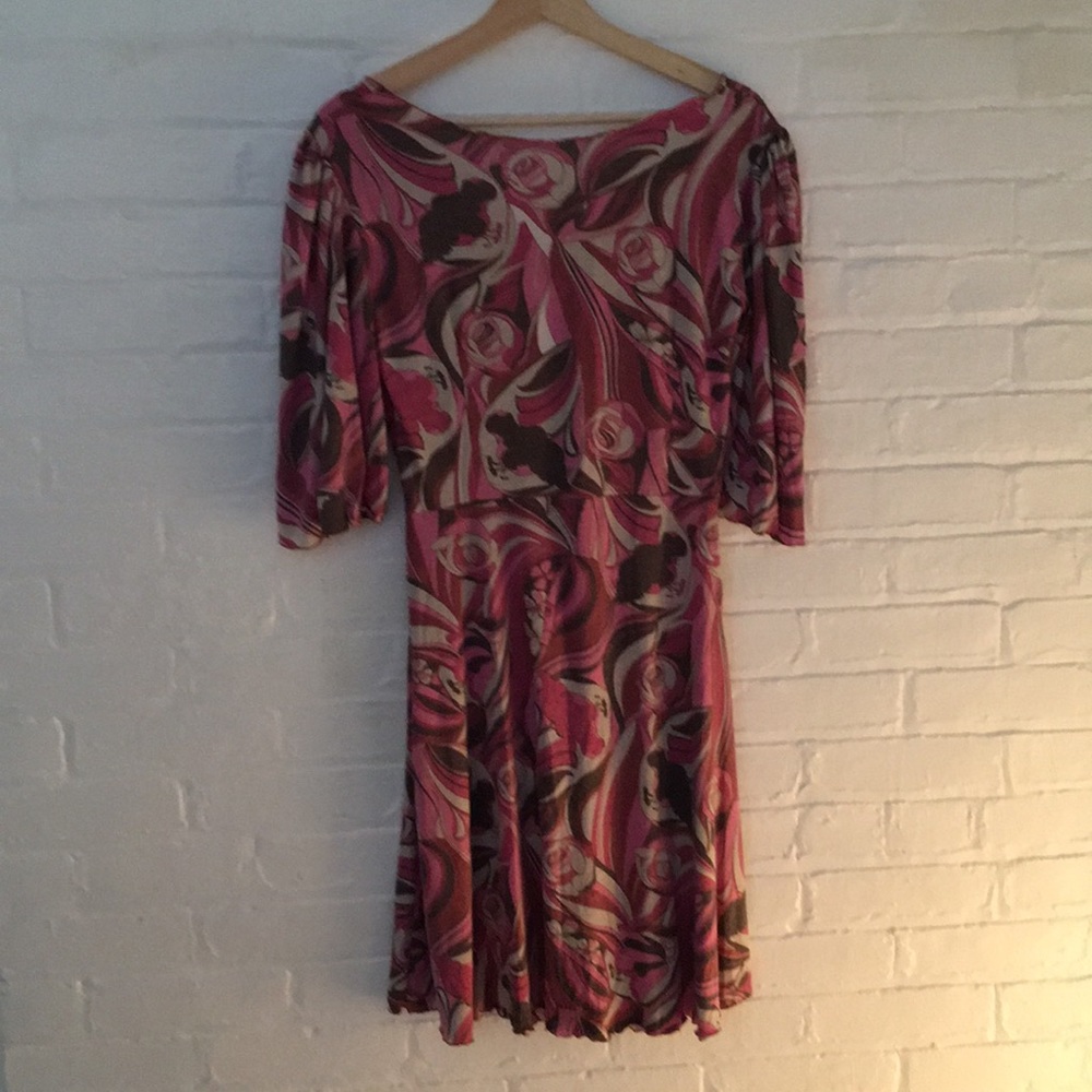 Retro Bell Sleeve Dress - image 3